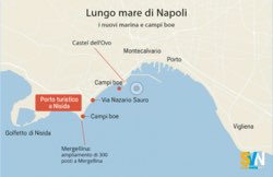 Napoli, nuovi ormeggi entro il 2027: campi boe e porto turistico a Nisida per affrontare la carenza di posti barca