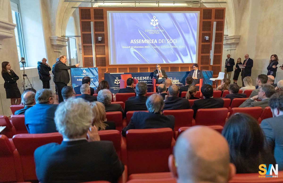 L'assemblea generale di Confidustria Nautica a palazzo Altieri a Roma