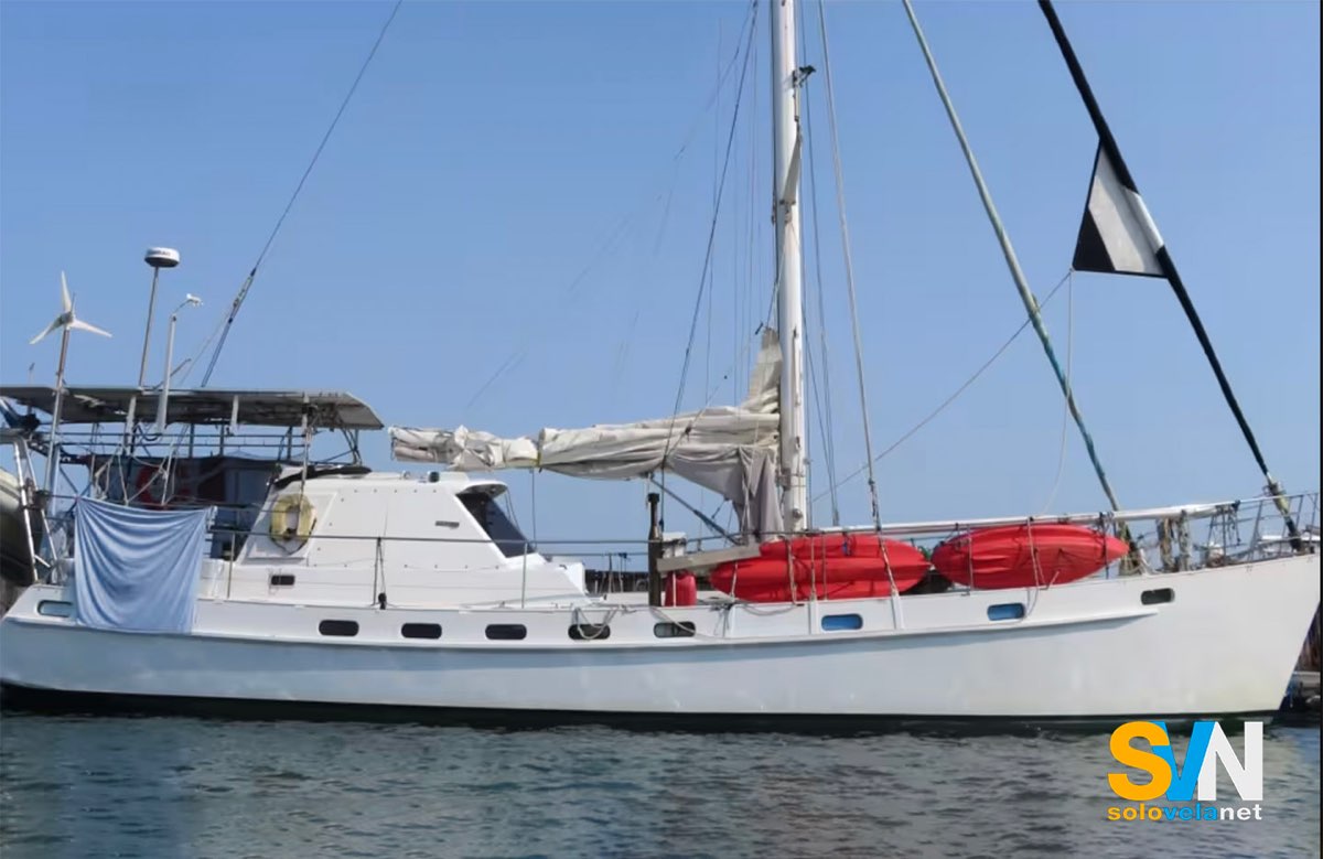 Mollie, la barca di 18 metri in acciaio di Lyall Babington morto stritolato dal winch elettrico