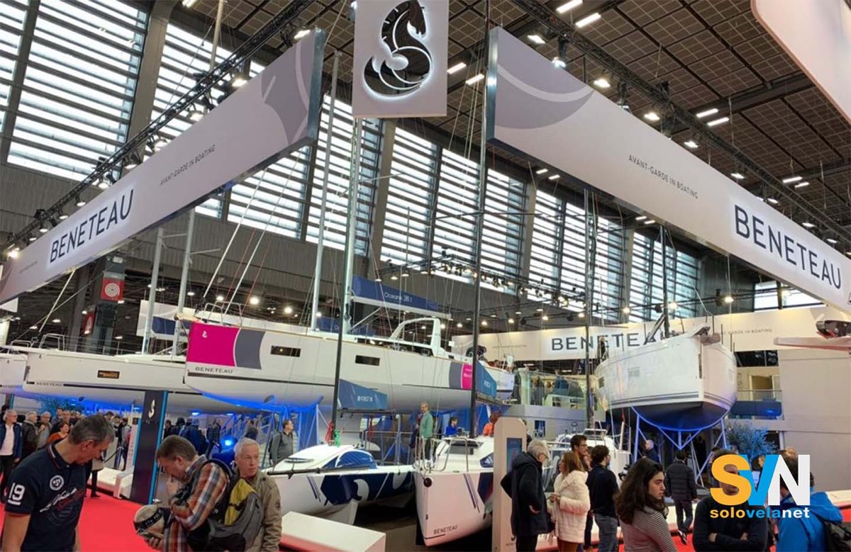 Lo stand della Beneteau al Salone Nautico di Parigi 2025