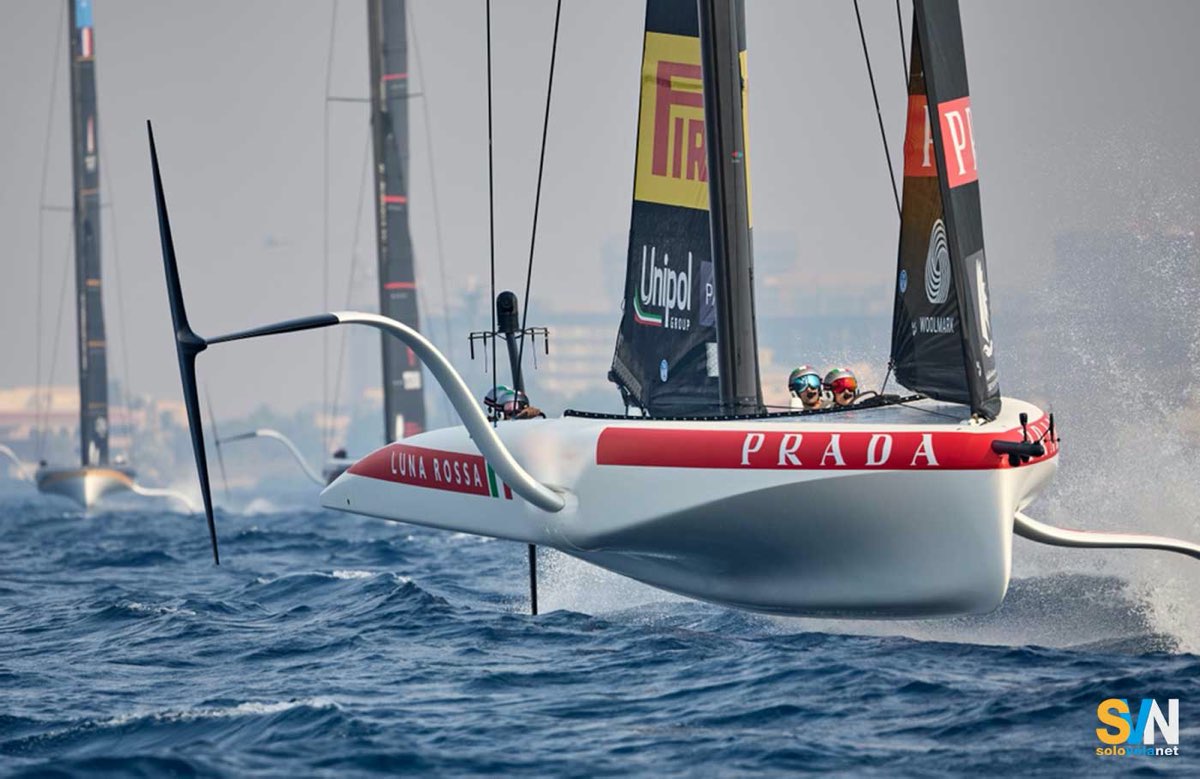 Luna Rossa se la gioca alla pari con Team New Zealand