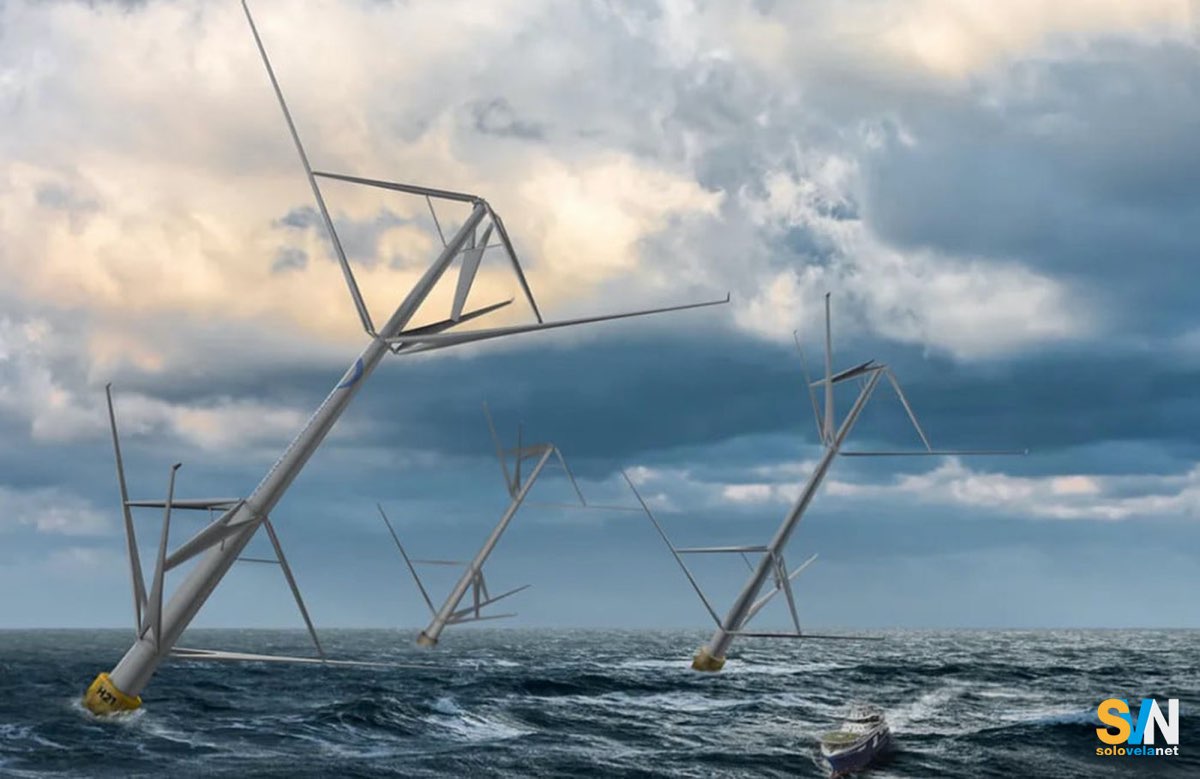 La turbina eolica che sembra una barca a vela