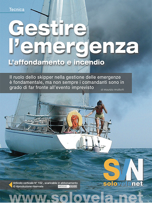 Gestire l'emergenza. L'affondamento e incendio