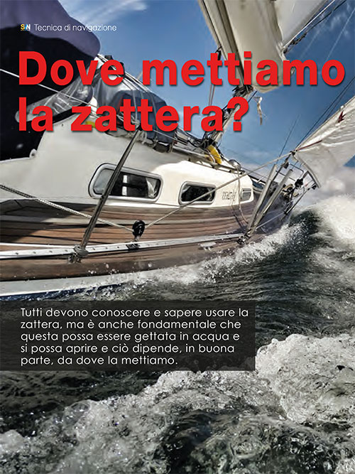 Dove mettiamo la zattera di salvataggio sulla nostra barca?