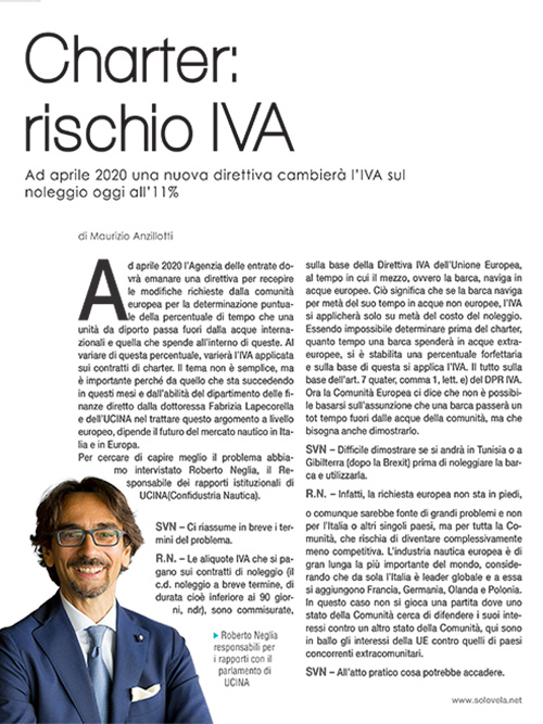 Charter: rischio IVA