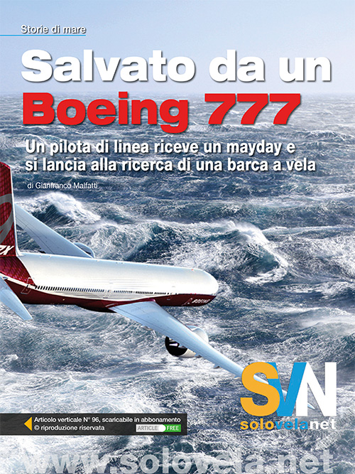 Salvato da un Boeing 777