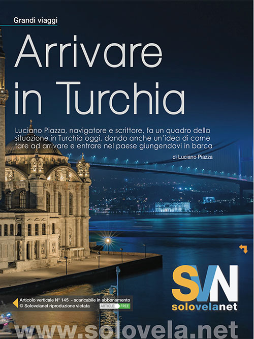 Arrivare in barca in Turchia