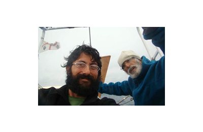 Pietro e Vittorio Fresi durante il loro giro del mondo