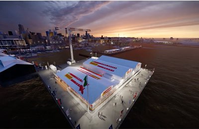 La base di Luna Rossa a Auckland