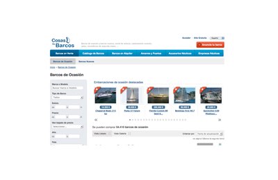 Il sito Cosas De Barcos