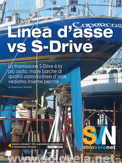 Trasmissione del motore: linea d'asse Vs S-drive