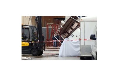 Recintata l'area dove è avvenuta la tragedia