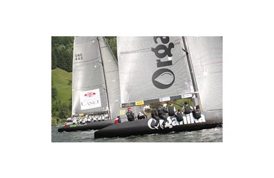Un duello tra Team Aqua e Organika