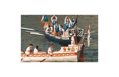 Un momento della regata delle 4 Repubbliche del 2013