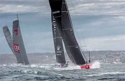Imbarcazione impegnata durante una edizione della Sydney Hobart