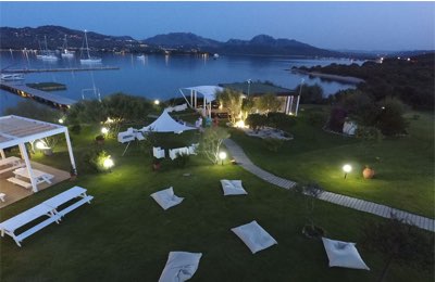 Il Golfo di Cugnana in Costa Smeralda visto da Marina Cala dei Sardi