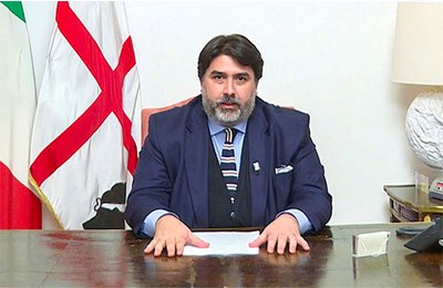Christian Solinas, presidente della regione Sardegna