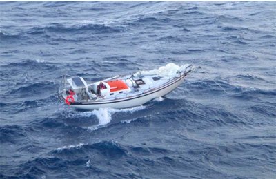 Mushka, la barca di Shane Freeman prima di essere affondata