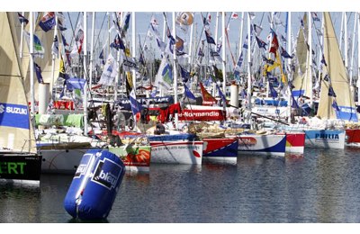 Barche pronte a partire per la Solitaire du Figaro 2010