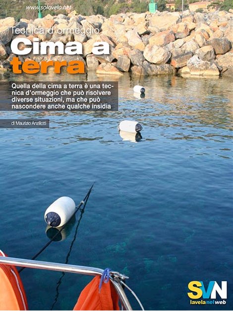 Tecnica di ormeggio - cima a terra