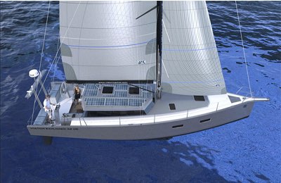 Viator 42, il rendering