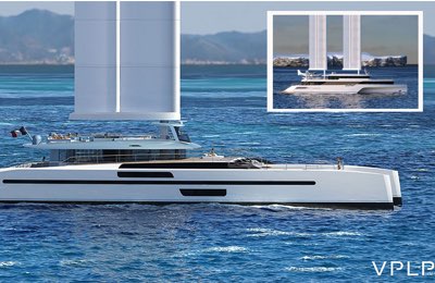 Evidence, il catamarano ad ala rigida di VPLP